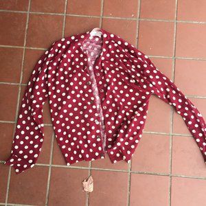 H&M comme de garcons collaboration cardigansweater